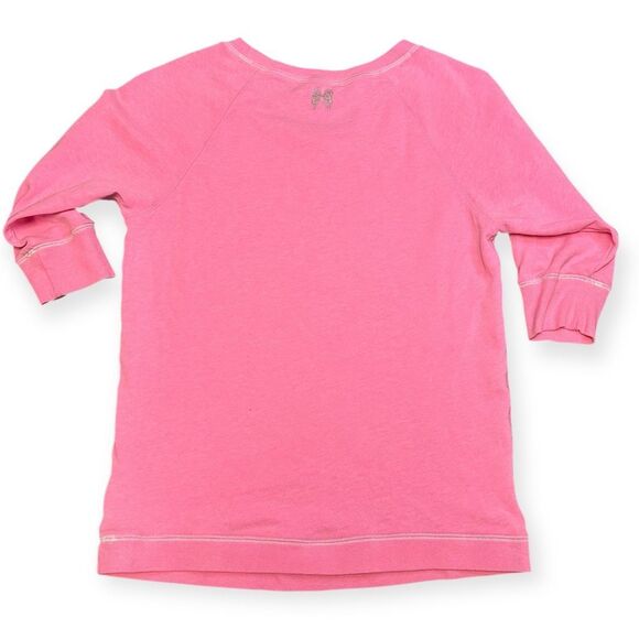 VICTORIA’S SECRET Women’s Pink Supermodel Essentials 3/4 Sleeve Pullover Sweatsh - Picture 2 of 5